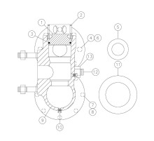 Plug - 1/4 hex ss 277780069 Aplex 200 GPM