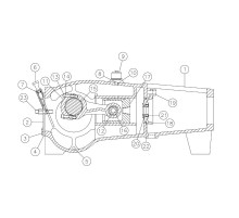Fitting - bulkhead 296251307 Aplex 150 GPM