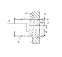 Piston Rubber, Furnished with Above for APLEX SC-230 (7201-0732-00A)