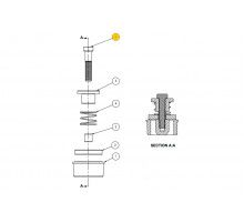 Capscrew Disc Type Valve for KERR KM-3250, KM-3250BC (KM-49)
