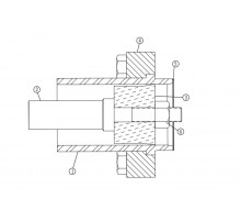 Piston Cup Assembly, 4-1/4" for APLEX SC-300L (7204-1290-00A)