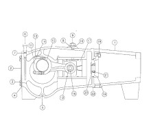 Gasket-crankcase cover 224408-079