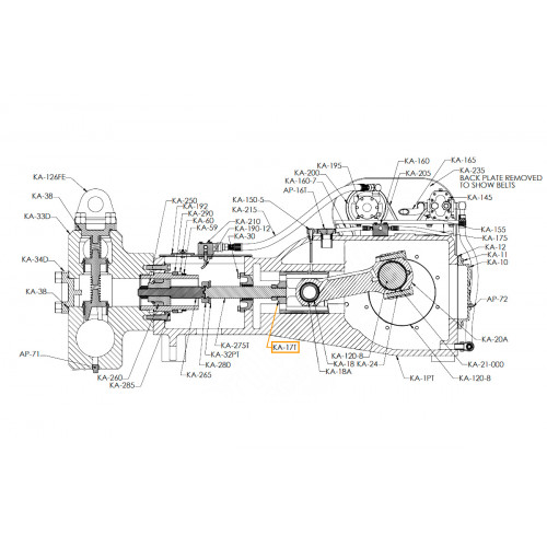 image Crosshead Tapered for KERR (KA-17T) BORG Pumps GMBH