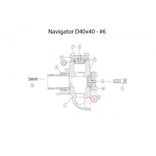 Seal-stuffing box (rubber) 224408131