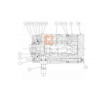 image scheme 219177003 Screw-cap 5/16&amp;amp;quot;-24 x 7/8 for Vermeer Navigator D20x22 S2 BORG Pumps GMBH