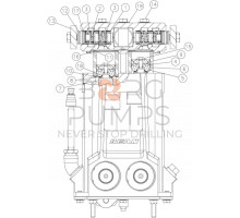 image 296202266 Gasket - valve cover for Vermeer Navigator D9x13 S2 BORG Pumps GMBH