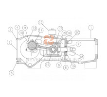 image 277780004 Frame - power for Vermeer Navigator D130x150 VBM BORG Pumps GMBH