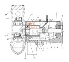 image scheme 157-275 Plunger rod seal (u-cup) for Ditch Witch JT8020 M1 BORG Pumps GMBH