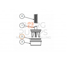 image Abrasive Resistant Valve Insert for KERR (KA-KT-77) Borg Pumps GMBH