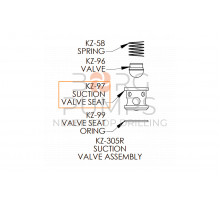image Intake valve seat for KERR (KZ-97)BORG Pumps GMBH