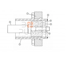 image Piston Rubber, Furnished with Above for Aplex (7201-0732-00A) BORG Pumps GMBH
