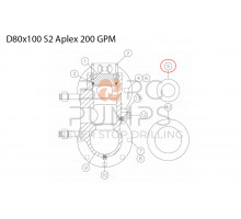 Gasket - discharge (4.125 od) 277780002 Aplex 200 GPM