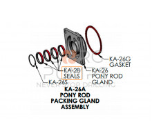 image Sets Pony Rod Seal (4 Seals per Set) for KERR (KA-KT-28 ) Borg Pumps GMBH