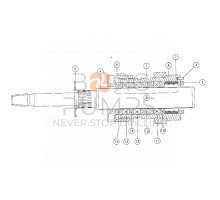 image 224408-153 Gland ring-bronze for Vermeer Navigator D40x40 BORG Pumps GMBH