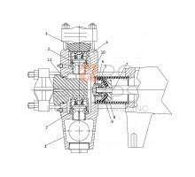 image scheme 158-434 Fluid pump for Ditch Witch JT4020 BORG Pumps GMBH