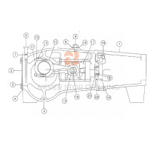 image 239363-009 Plug-1/4 npt socket head plug for Vermeer Navigator D40x40 BORG Pumps GMBH