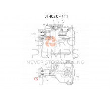 image scheme 157-739 Internal seal for Ditch Witch JT4020 BORG Pumps GMBH