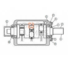 Oil Seal for APLEX SC-30/SC-35,MA-15H (145-055072-08)