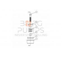 Valve Seat Monel Disc Type for KERR KM-3250, KM-3250BC (KM-47)