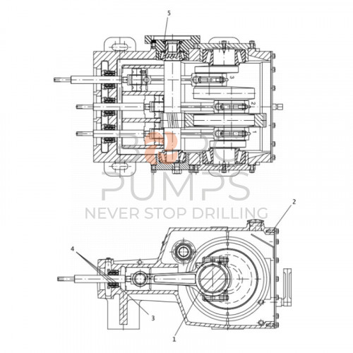 image scheme 126-194 Rod bearing (pair) for Ditch Witch JT4020 M1 BORG Pumps GMBH