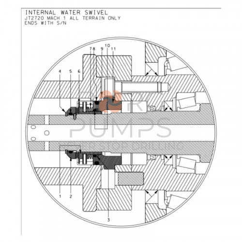 image scheme Floating seal for Ditch Witch JT2720 M1 BORG Pumps GMBH