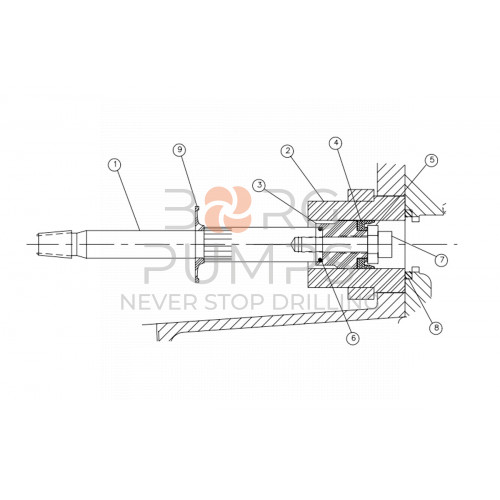 image Piston Keeper for Aplex (7203-0612-00A) BORG Pumps GMBH