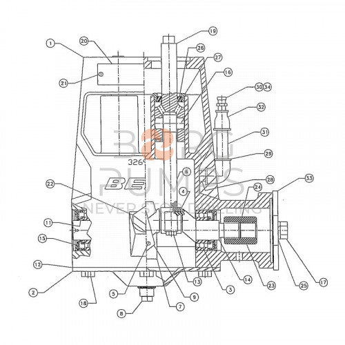image 229367-009 Bolting strip for Vermeer Navigator D7x11A BORG Pumps GMBH