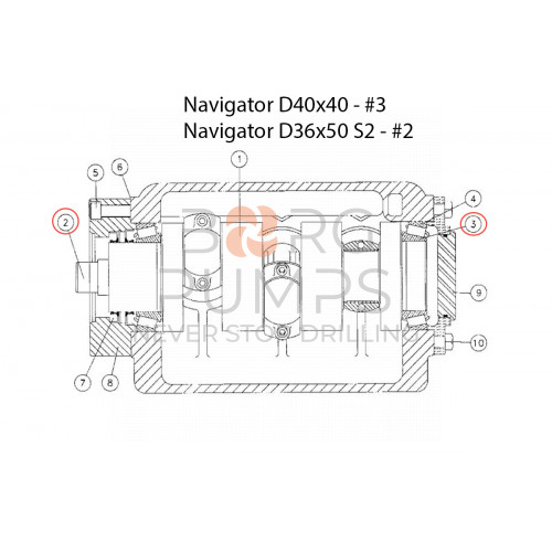 image 234309005 Bearing cone (?3 on pic.) BORG Pumps GMBH