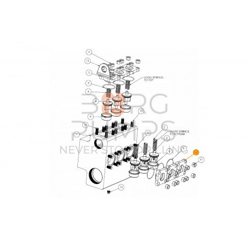 image End Cover Cap (Ductile) for KERR (KA-35D) BORG Pumps GMBH