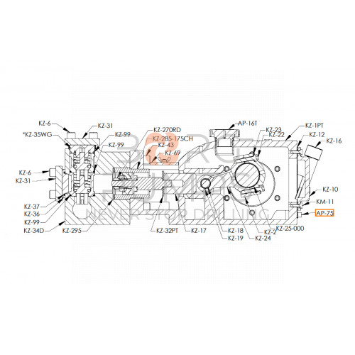image 1/4 Drain/Oil Level Plug for KERR (AP-75)BORG Pumps GMBH