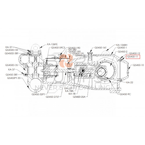 image Capscrew, Pan Cover  for KERR (Q5450-11) BORG Pumps GMBH