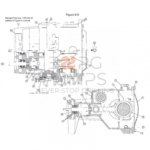 image 276521-007 E-centric gear assembly for Vermeer Navigator D40x40 BORG Pumps GMBH