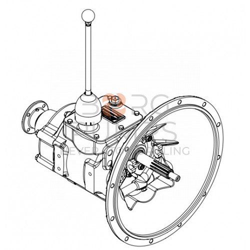 image Transmission American 4 Speed Transmission SAE 4  BORG Pumps GMBH