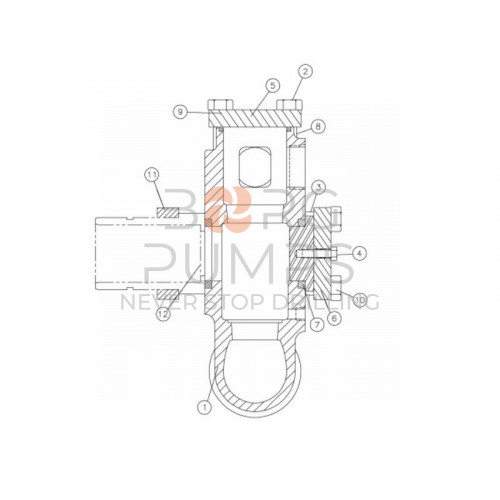 image 296272953 O-ring #335 for Vermeer Navigator D24x40 S2 BORG Pumps GMBH