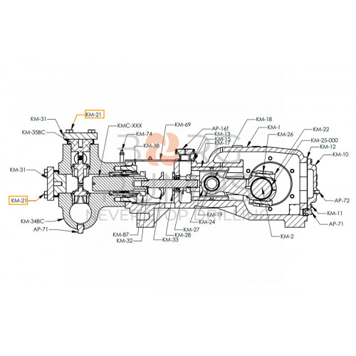 image Coverplate Capscrew for KERR (KM-21) BORG Pumps GMBH