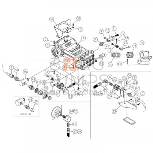 image scheme 278922001 Hose - 078x88 4f/sjic st/st micro 6900 psi for Vermeer Navigator D33x44 BORG Pumps GMBH