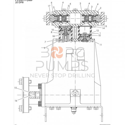 image scheme 157-751 Crankshaft seal for Ditch Witch JT1720 BORG Pumps GMBH
