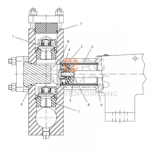 image scheme 157-03 O-ring (234 d90) for Ditch Witch JT100 BORG Pumps GMBH